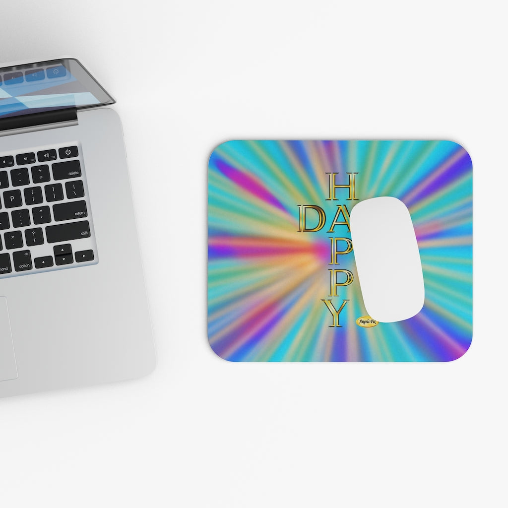 Happy Day Angel on Halo Mouse Pad