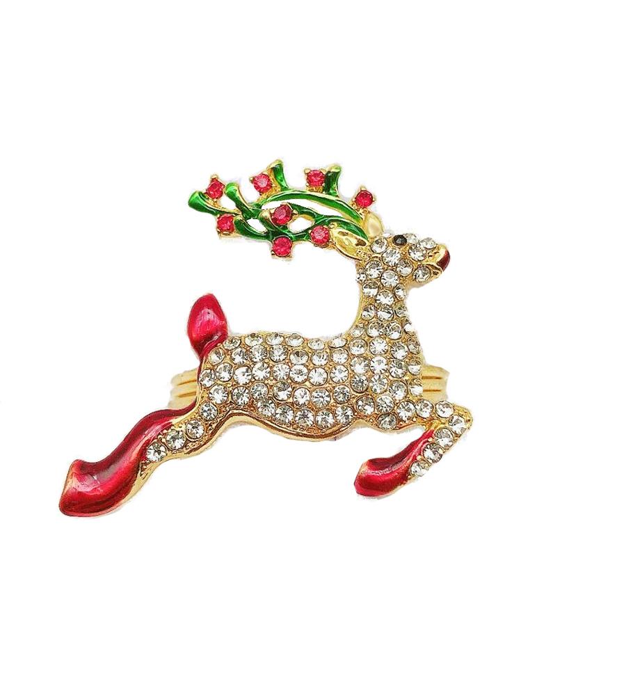 This reindeer scarf ring with keep that big shawl or pashmina in place!. It's such a clever gift.