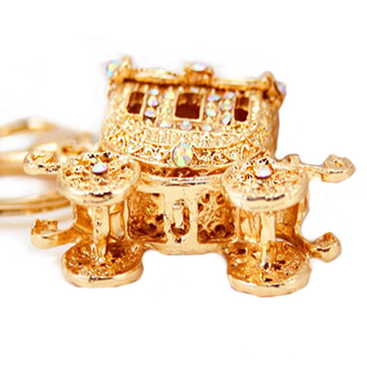 Royal Carriage Purse Dangle Keychain