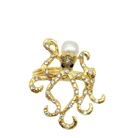 An octopus scarf ring -- how clever to hold that big scarf in place. What a unique gift!