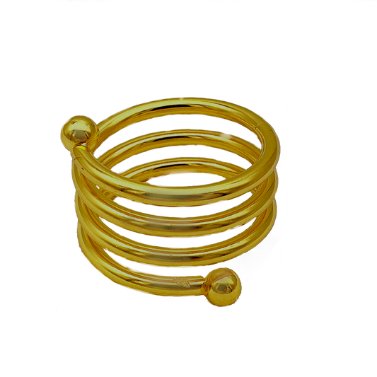 BIG Spiral Scarf Ring