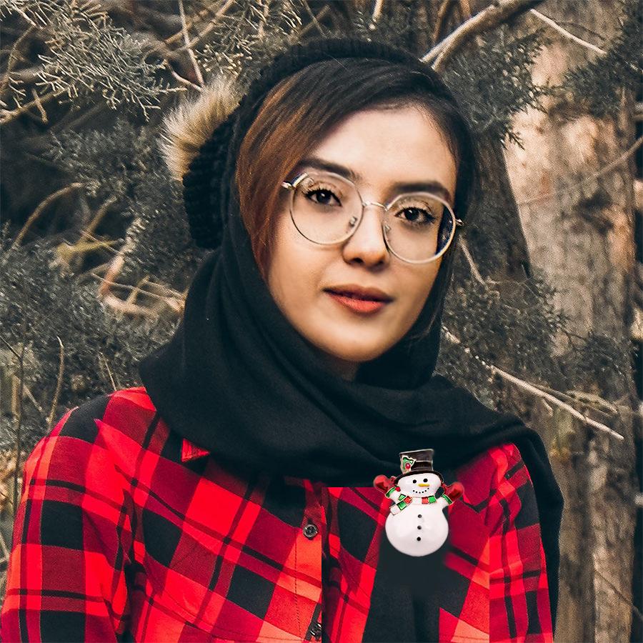 Joyous Snowman Scarf Ring