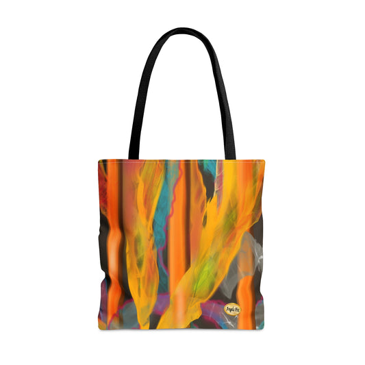 Copper Rods Tote makes canvas look like metal and smoke.  Not bad, huh?