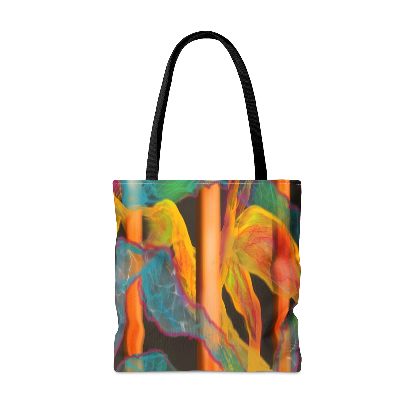Copper Rods Tote makes canvas look like metal and smoke.  Not bad, huh?