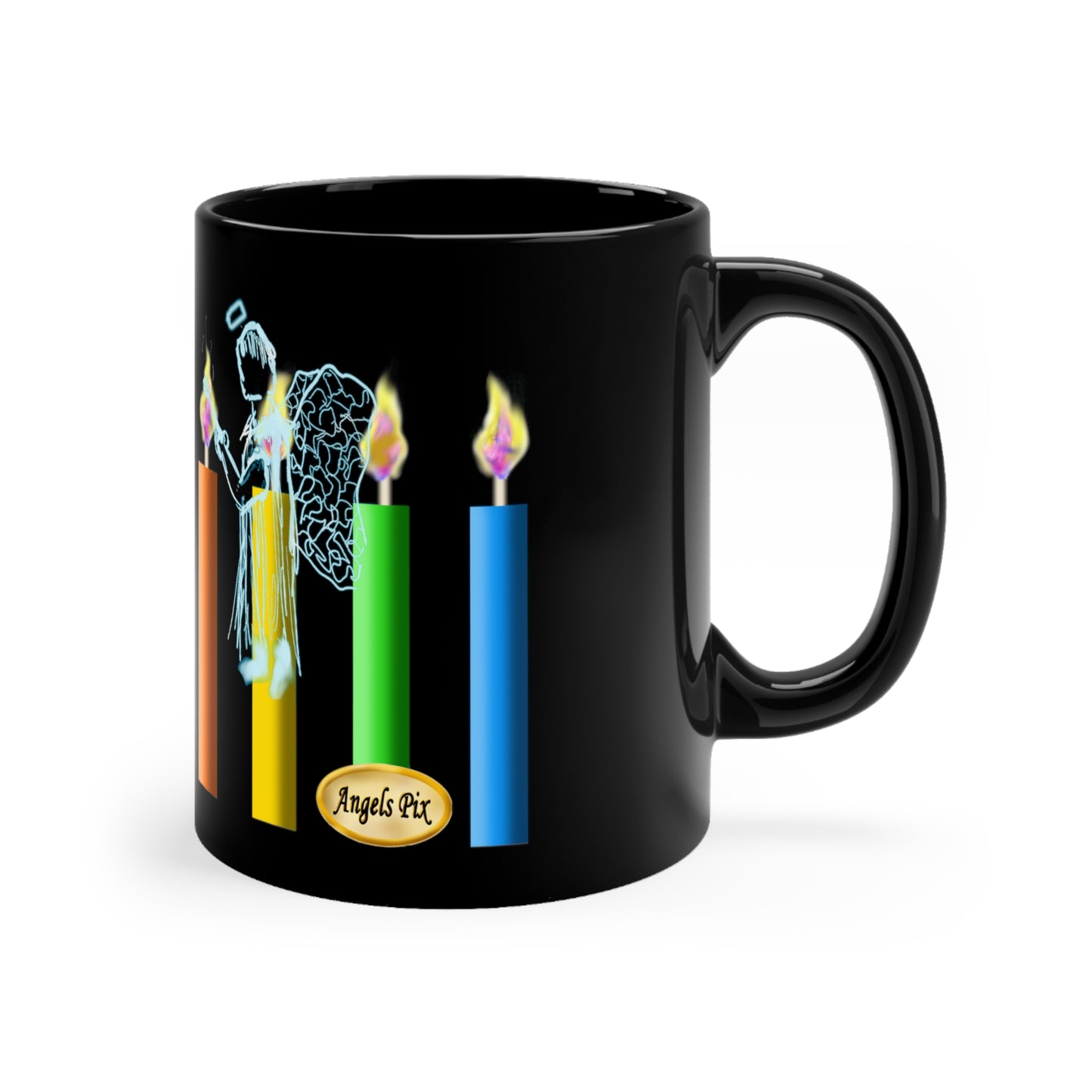 Hannukah Angel Mug, 11 oz.