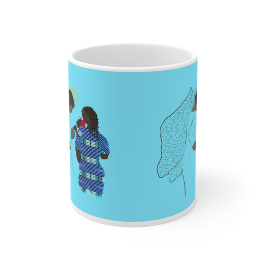 Angel Gramma's Visit Mug 11 oz.