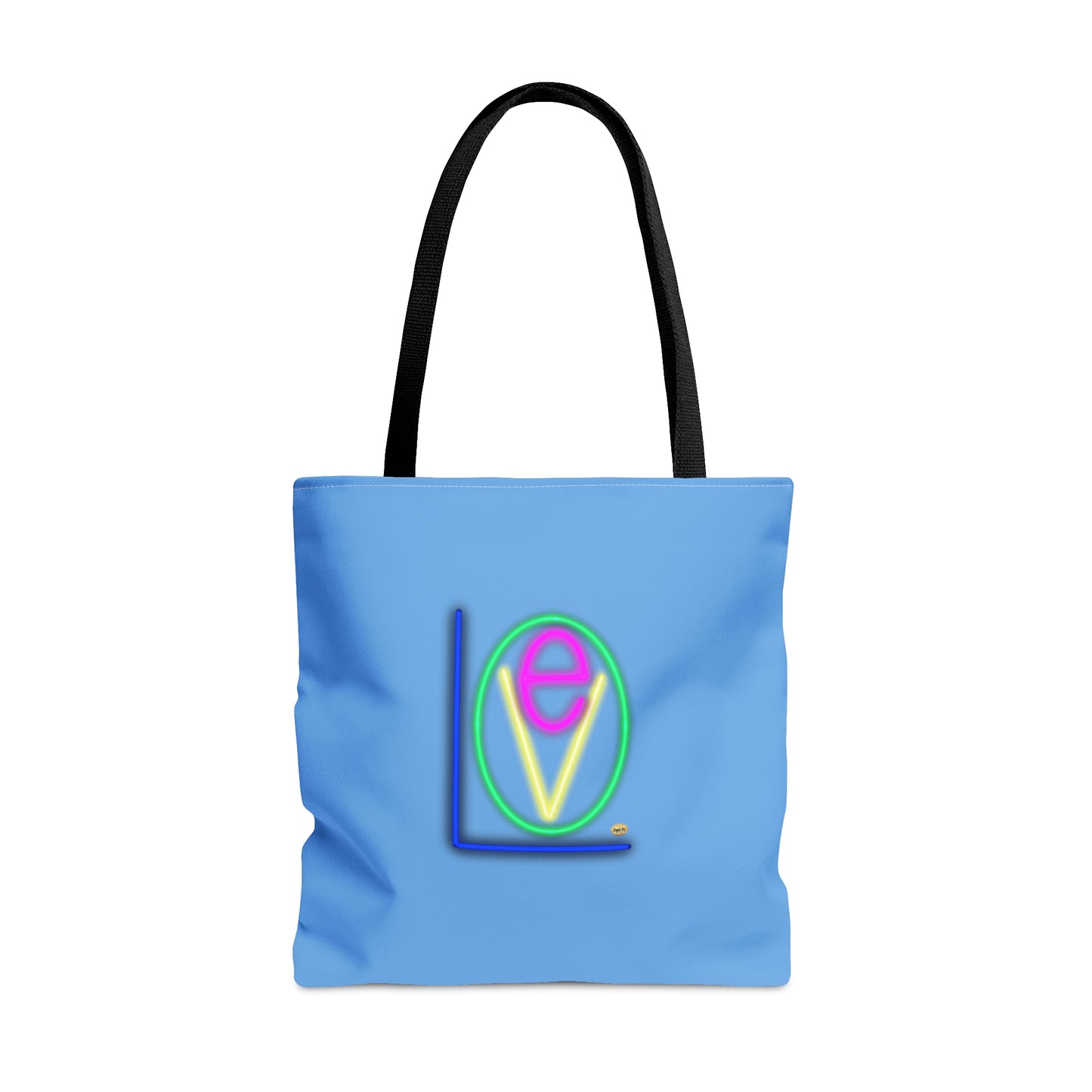 NEON Navy Love Tote  Gift for Mom Present for Daughter Gift for Wife Present Girl Friend Birthday