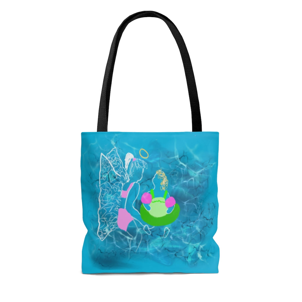 Angel Lifeguard Strapped Tote