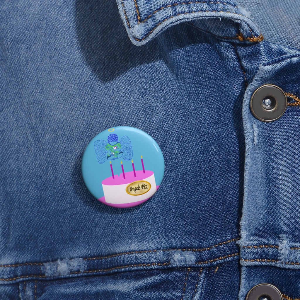 The Cherub Snitches Cake Pin