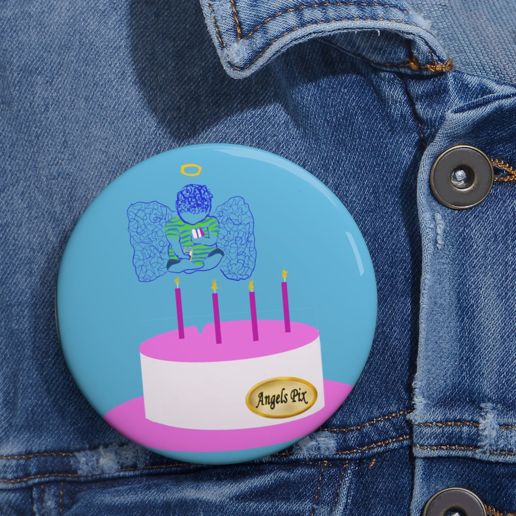 The Cherub Snitches Cake Pin