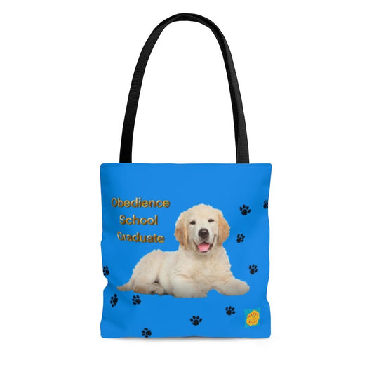 The perfect gift for the dog lover in your life. guardian angel golden retriever chocolate lab labrador dog "good dog" beach bag