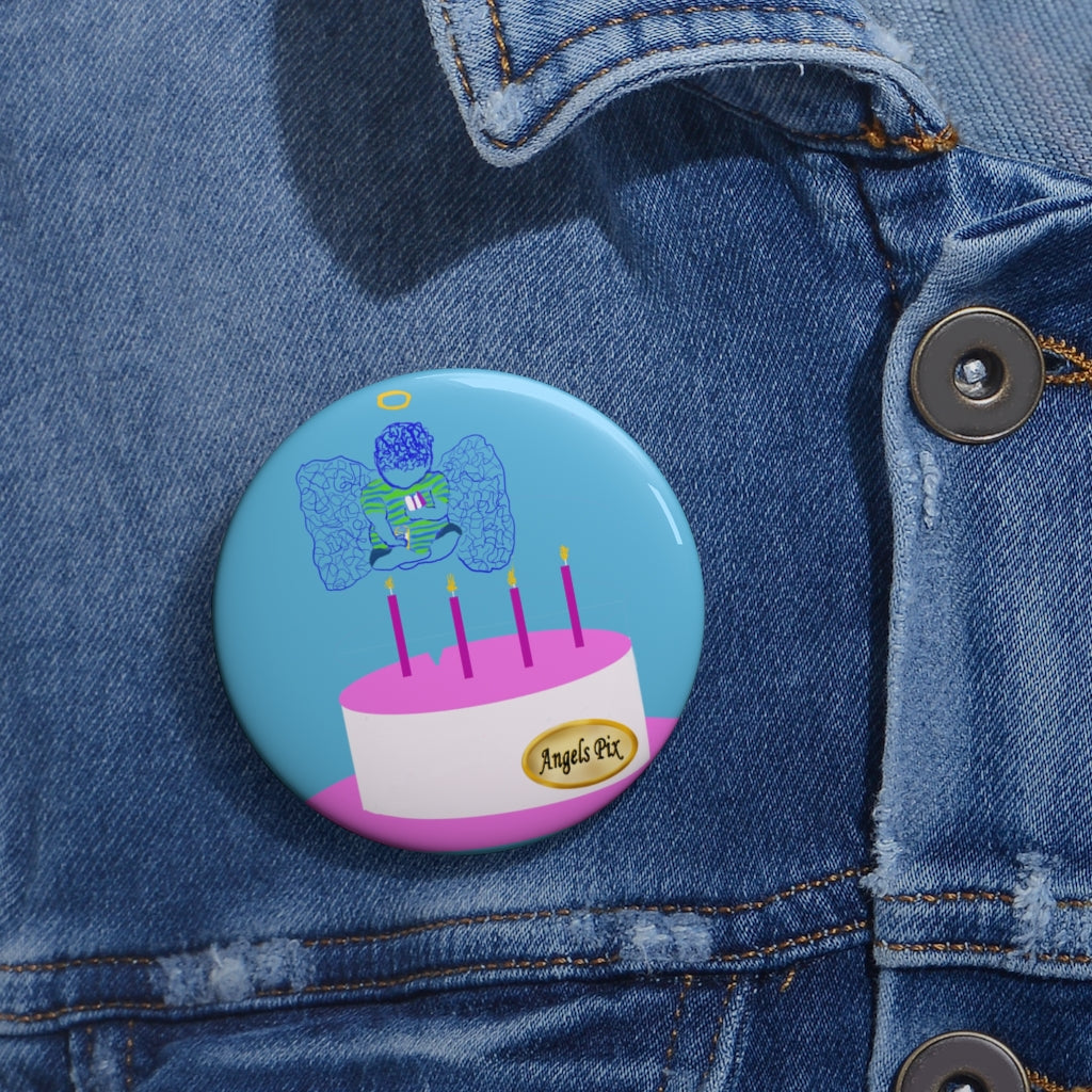 The Cherub Snitches Cake Pin