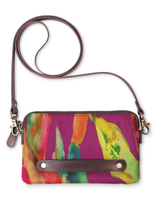 Bamboo Shoots Cotton Clutch -- Only 2 of 20 Remain