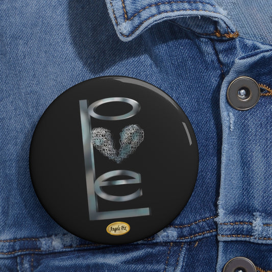 Silver Angel's Love Pin