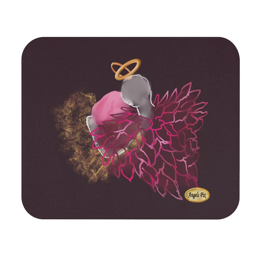 guardian angel lovers embrace mousepad Angel love for your computer