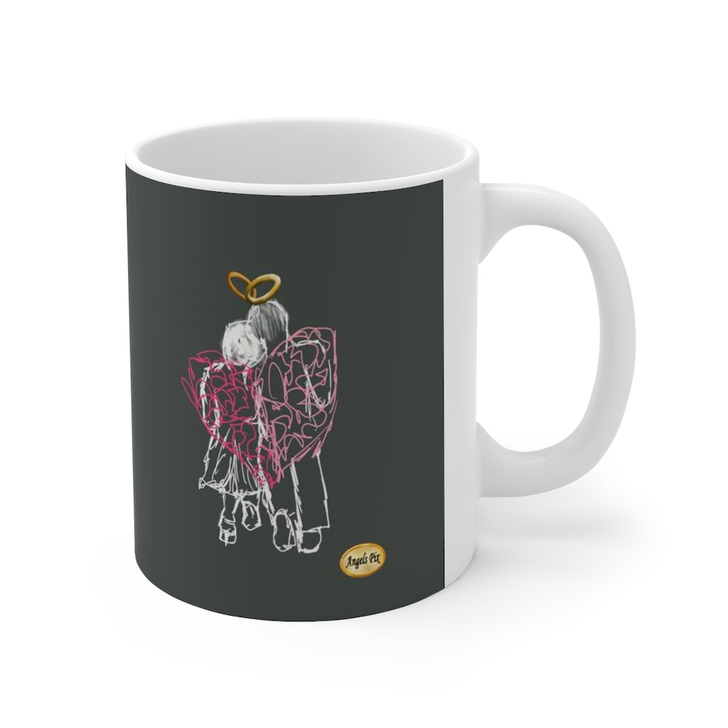 "funny coffee mug" Angels in love mug gift