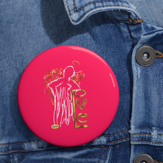 The Angel Leanin' on Love Pin