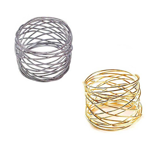 The huge scarf ring works for your thickest scarf. What a pretty, practical gift!